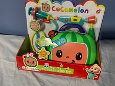 CoComelon Musical Doctor Kit Checkup Case, 4PC with Sound Preschool Medical Set