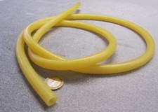 Latex Rubber Tubing Shore A35 Amber 1/2" OD x 5/16" ID x 3/32" Wall x 5' Length