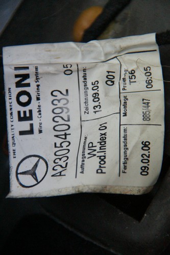 Trim Roof Lining Mercedes SL R230 Frame Front Top SL500 - Picture 10 of 10