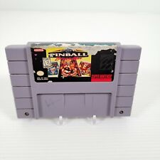 Super Pinball: Behind the Mask (Super Nintendo SNES) Authentic Tested