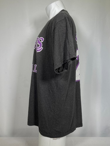 Kobe Bryant #24 Los Angeles Lakers NBA Gray Jersey T-Shirt Men's XL - Picture 11 of 14