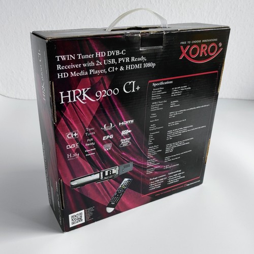 XORO Kabel Receiver mit Twintuner HRK 9200 CI+ - Bild 2 von 9