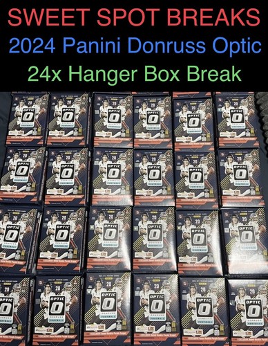 New York Giants 2024 Panini Donruss Optic Football 24x Hanger Box Break #3