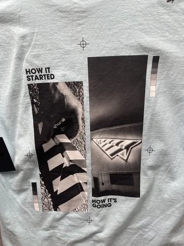 Camiseta ROC Nation AVIONES DE PAPEL Nueva con Etiquetas Grande Azul Greatness Is A Process Azul Jay Z - Imagen 6 de 7