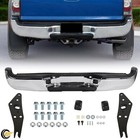 NEW Steel -Complete Chrome Rear Step Bumper Assembly For 2005-2015 Tacoma Pickup