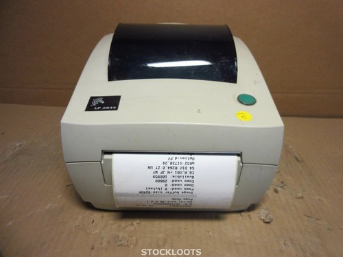 ZEBRA LP 2844 USB Parallel Serial Thermal Label Barcode Printer TESTED OK + PSU - Afbeelding 1 van 3