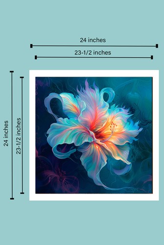 Unframed Abstract Wall Art, poster, print. Unframed Canvas, picture, home decor. - Picture 5 of 5