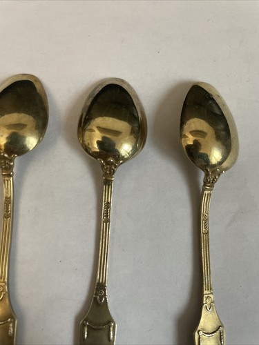 6 Moccalöffel Adolph Amberg 800er Silber Bruckmann - Bild 3 von 3