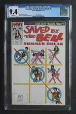 SAVED BY THE BELL: SUMMER BREAK #1 TV CAST cover 1992 Harvey REBOOT CGC NM 9.4