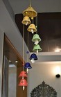 Ceramic Wind Chime for indoor or outdoor space (Multicolor)