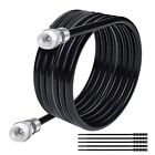 Rg6 Coaxial Cable 250 Feet IndoorOutdoor Direct Burial Coax CableQuad Shielded 3