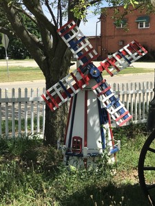 Ornamental-Windmill-Yard-Lawn-Garden-Wooden