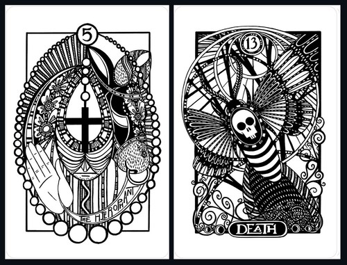 Esoteric HEART & HANDS TAROT 72 pg Guidebook 78 Cards Blackbird AUTHENTIC NEW - Picture 6 of 12