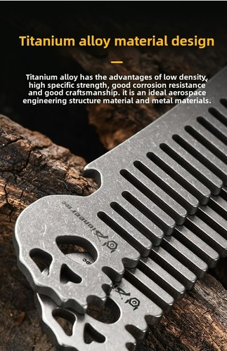 Slidabrading TC4 TITANIUM EDC Mini Tool Outdoor portable bottle opener - Picture 6 of 10