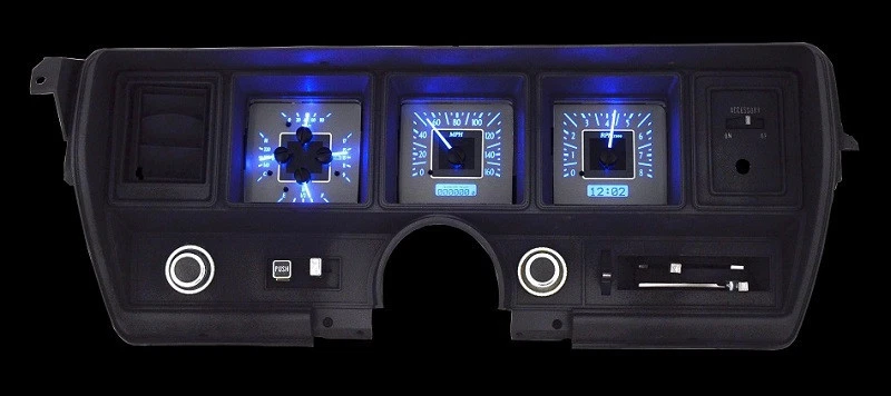 Sistema de medidor de painel analógico Dakota Digital 1970-72 Buick Skylark VHX-70B-SKY-S-B - Imagem 2 de 4