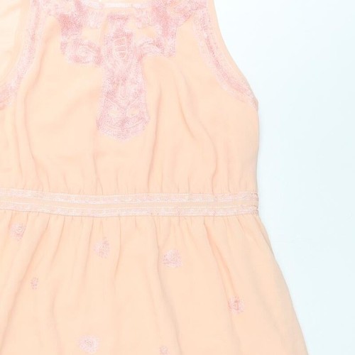 Forever21 Womens Pink Polyester Blend Maxi Size L - Picture 7 of 12