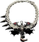 Imprisoned Flying Dragon Necklace Pendant Jewelry for Men Women