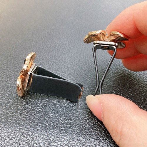 Car A/C Air Freshener Diffuser Rhinestone Diamond Crystal Flower Air Outlet Clip - Picture 5 of 18