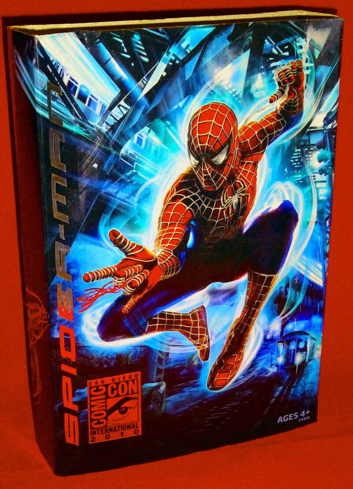 NEW MARVEL UNIVERSE SPIDER-MAN MOVIE SDCC 2010 HASBRO 3.75 FIGURE (VERY RARE ) NEW MARVEL UNIVERSE SPIDER-MAN MOVIE SDCC 2010 HASBRO 3.75 FIGURE (VERY RARE )