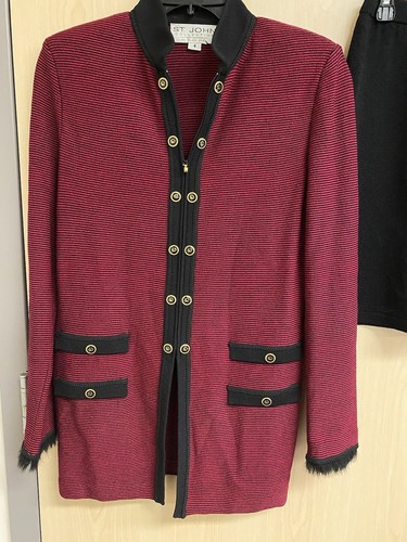 St John Jacket with Red Stripes