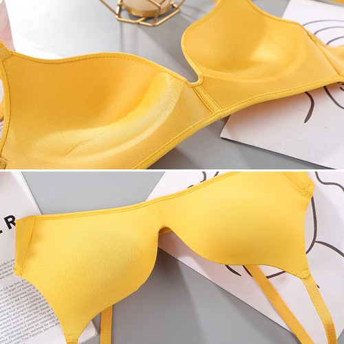 Women Seamless Soft Bra Lingerie Push Up Bra Wireless Padded Underwear Bralette1 - Picture 8 of 36