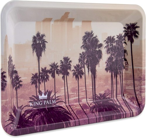 King Palm | Metall Rolling Tray | Rauch Zubehör | 7" x 5,5 | Rollplatte - Bild 3 von 5
