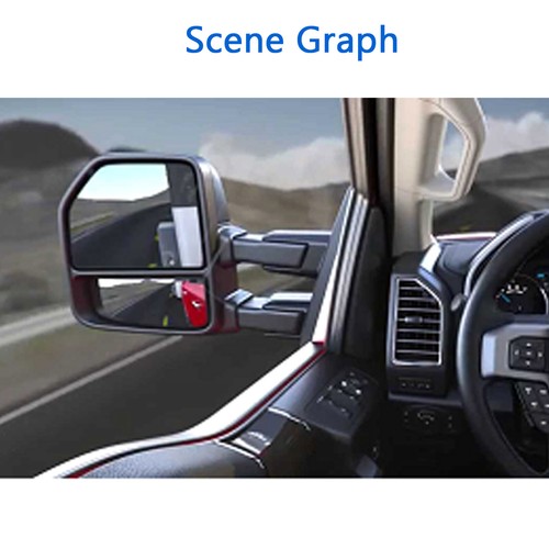 Espejo retrovisor de remolque apto para camioneta Ford F250 17-20 eléctrico térmico lado derecho tapa cromada - Imagen 7 de 10