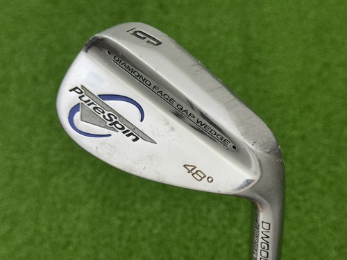 PURESPIN Diamond Face 48* GAP WEDGE Right Handed Graphite Wedge Flex Used GW