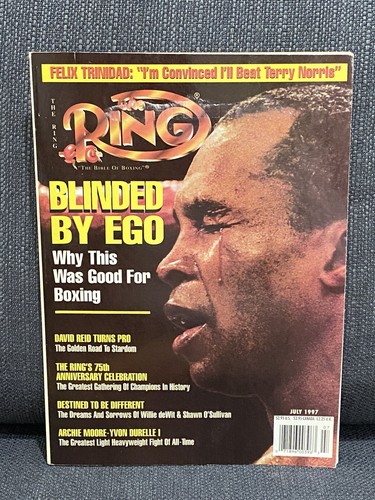 THE RING BOXING VINTAGE MAGAZIN SUGAR RAY LEONARD Juli 1997 XLNT UNGELESEN - Bild 1 von 2