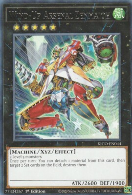 yu-ki⭐︎ YUGIOH CARD WIND UP ARSENAL ZENMAIOH KICO-EN044 1ST EDITION
