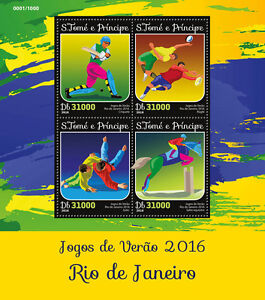 Sao-Tome-amp-Principe-2016-MNH-Rio-2016-Summer-Olympics-4v-M-S-Judo-Rugby-Stamps