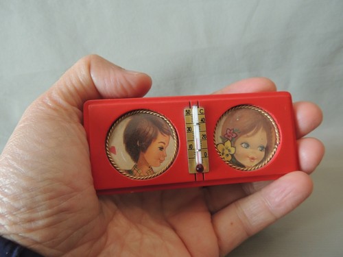 Collectible decorative wooden magnet with thermometer - Picture 5 of 8