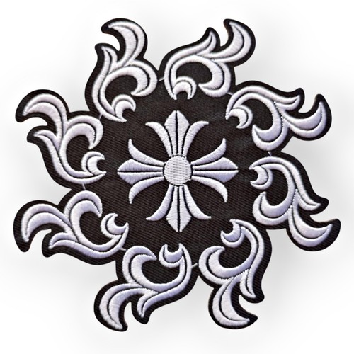 🔥 Chrome Hearts Inspired Iron On Patch Gothic Biker Logo Embroidered Badge - 第 19/26 張圖片