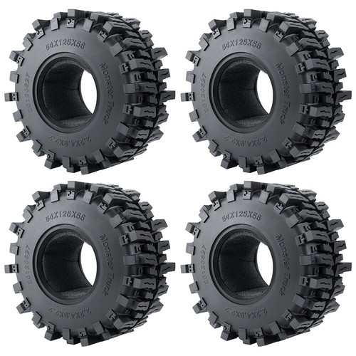 AXSPEED 1,9 2.2 Zoll Gummi Schlammrad Reifen für 1:10 RC Raupenraupe Lkw Auto - Bild 9 von 14