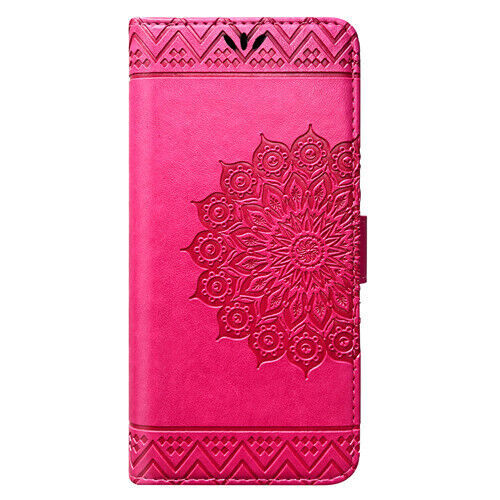 iPhone, Handy Tasche Handyhülle Schutz Hülle Flip Cover Buch Case Etui Mandala - Bild 26 von 54