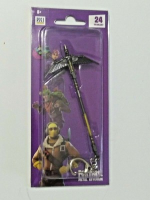 EPIC GAMES FORTNITE LICENSED METAL PICKAXE KEYCHAIN ''EMPIRE AXE'' ZURU