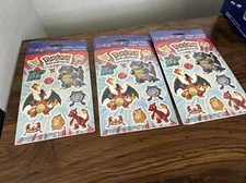 Vtg 1999 Nintendo Pokemon Stickers DesignWare American Greetings NEW Old Stock