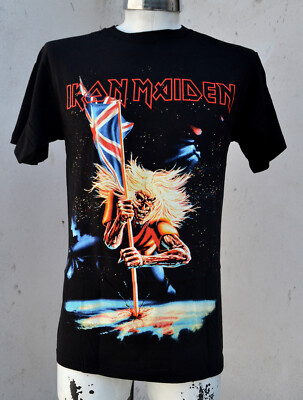 80s Iron Maiden 「魔力の刻印」ペイントスウェット(XL) Iron Maiden = アイアン・メイデン – The Number Of The Beast