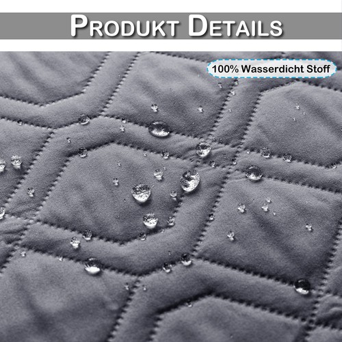 Armlehnenbezüge Wasserdicht Anti-Rutsch Armlehnenschoner für L Form Sofa Ecksofa - Bild 26 von 40
