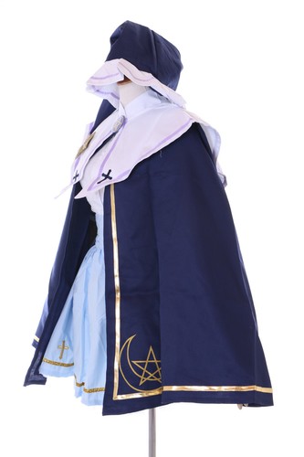 MN-173 Sakura Card Captor Mago Capa Gorra Lolita Azul Blanco Disfraz Cosplay - Imagen 6 de 12