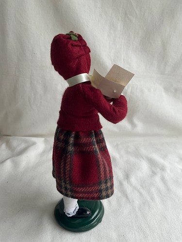 Byers Choice 2002 niña con postales de Feliz Navidad - Imagen 5 de 7