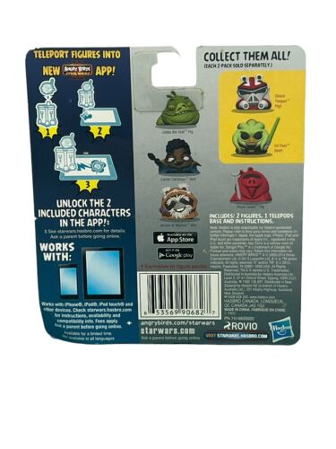 ANGRY BIRDS STAR WARS Royal Guard & Wickett Series 2 TELEPODS 2Pk - Picture 2 of 2