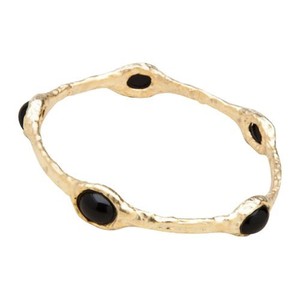 armreif schwarzer kristall crystals