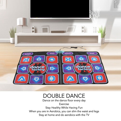 Dance Mat Musical Electronic Double User Rhythm Portable Electric Dance Flo ZC - Picture 21 of 23