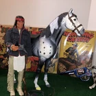 Marx Johnny West Best Of The West Custom Indian Cavalry Scout & Appaloosa Horse