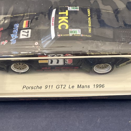 1/43 Spark 1996 Porsche 993 GT LeMans 1996 #77 Diecast Model Car NEW S4447 - Picture 4 of 10
