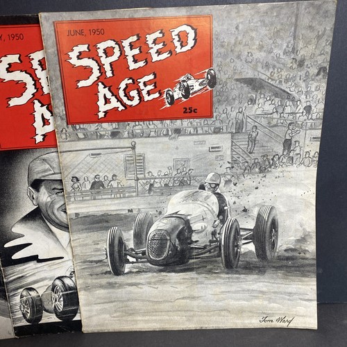 Automotive Racing History: Speed Age Magazine 1950 - Complete 12 Issue Set / FKY - Picture 8 of 13