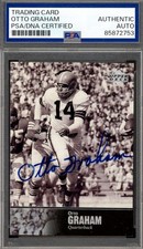Otto Graham PSA DNA Signed 1997 Upper Deck NFL Legends Autograph