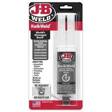 JB Weld 50176UK KwikWeld 6 Minute Steel Epoxy Syringe 25 mL High Strength Bond