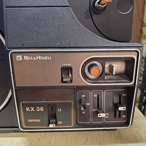 Bell & Howell KX-36 8mm Super 8 Filmprojektor funktioniert Lampe Lüfter Teile Reparatur - Bild 2 von 13